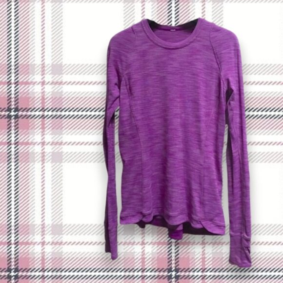 💗VIDEO!!! Gorgeous & Very RARE Lululemon Runderful Pullover Top in Purple Pink - Picture 1 of 14